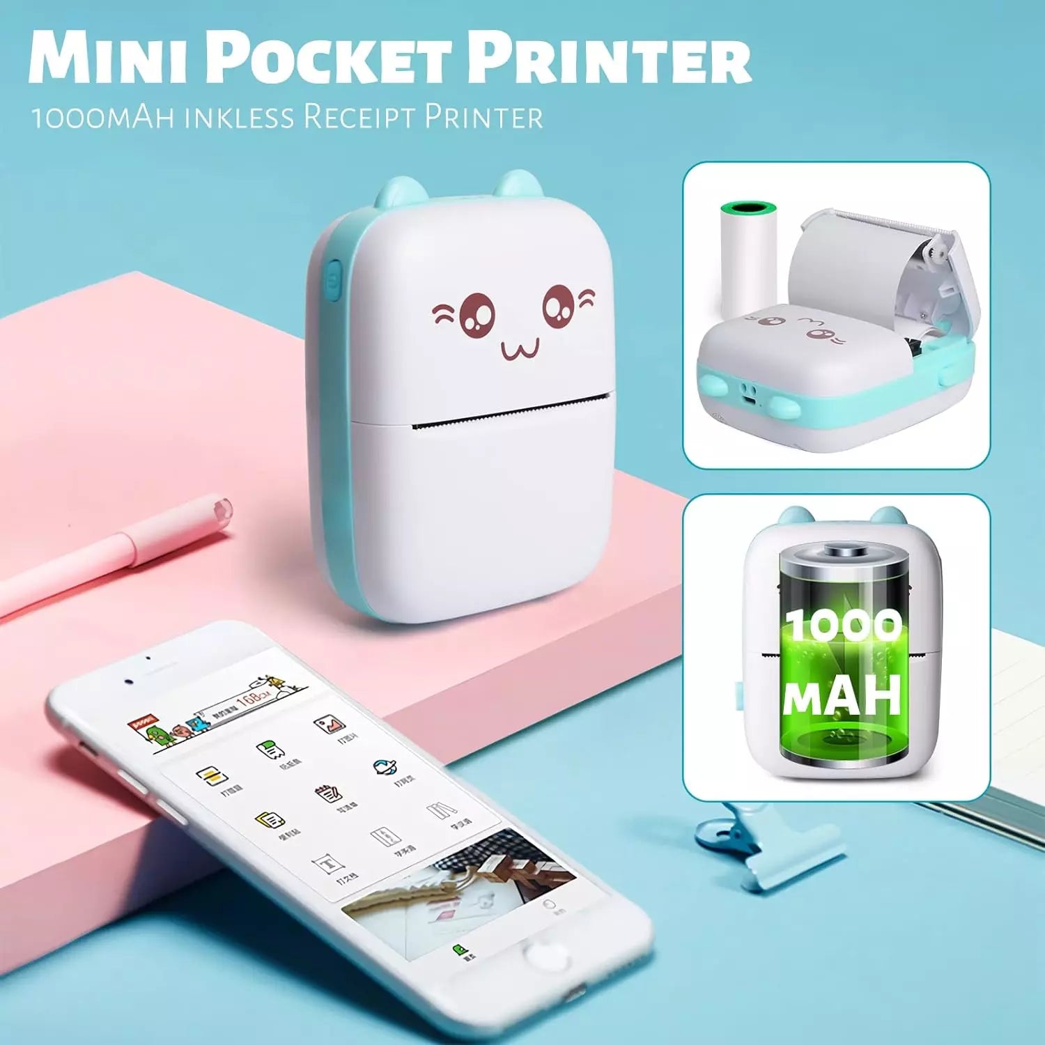 MINI IMPRESORA TÉRMICA PORTÁTIL PRO